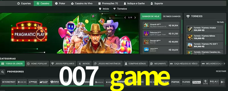 cassino 007 game
